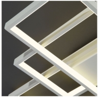 SE LED 4 TESSERA WHITE 86*48*10cm 3CCT WITH MEMORY IP20 50W 2 YEARS WARRANTY