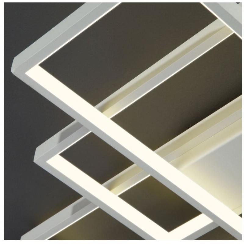 SE LED 4 TESSERA WHITE 86*48*10cm 3CCT WITH MEMORY IP20 50W 2 YEARS WARRANTY