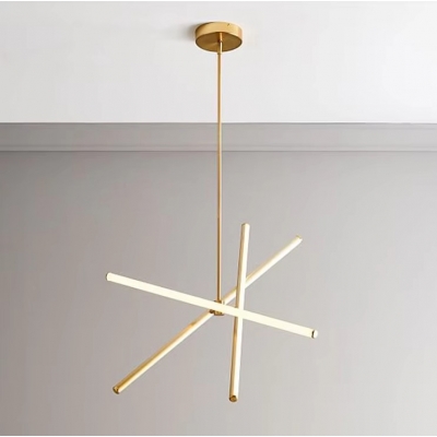 SE LED 50 VAMOS PENDANT GOLD 22W 3CCT 50x50x110cm IP20 220V 2 YEARS WARRANTY Δ3