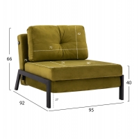 HM3078.13 ΠΟΛΥΘΡΟΝΑ ΚΡΕΒΑΤΙ, ΒΕΛΟΥΔΟ ΛΑΔΙ 95x92x66Υ εκ. HM3078.13 ΠΟΛΥΘΡΟΝΑ ΚΡΕΒΑΤΙ, ΒΕΛΟΥΔΟ ΛΑΔΙ 95x92x66Υ εκ.