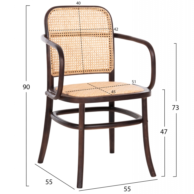 ΠΟΛΥΘΡΟΝΑ VAIANA HM8748 ΞΥΛΟ ΟΞΙΑΣ ΣΕ ΚΑΦΕ-ΠΛΕΞΗ RATTAN ΣΕ ΦΥΣΙΚΟ 55x55x90Yεκ ΠΟΛΥΘΡΟΝΑ VAIANA HM8748 ΞΥΛΟ ΟΞΙΑΣ ΣΕ ΚΑΦΕ-ΠΛΕΞΗ RATTAN ΣΕ ΦΥΣΙΚΟ 55x55x90Yεκ