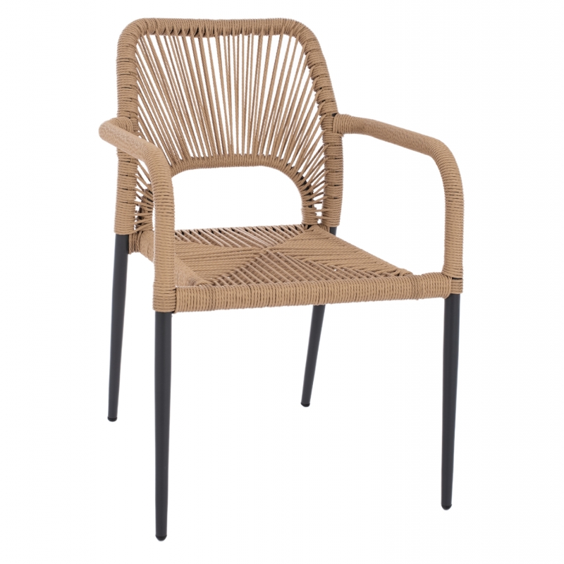 ΠΟΛΥΘΡΟΝΑ ΑΛΟΥΜΙΝΙΟΥ NOJO HM5771.02 ΓΚΡΙ ΜΕ P.E.TWIST RATTAN ΜΠΕΖ 55x63x82Y εκ. ΠΟΛΥΘΡΟΝΑ ΑΛΟΥΜΙΝΙΟΥ NOJO HM5771.02 ΓΚΡΙ ΜΕ P.E.TWIST RATTAN ΜΠΕΖ 55x63x82Y εκ.