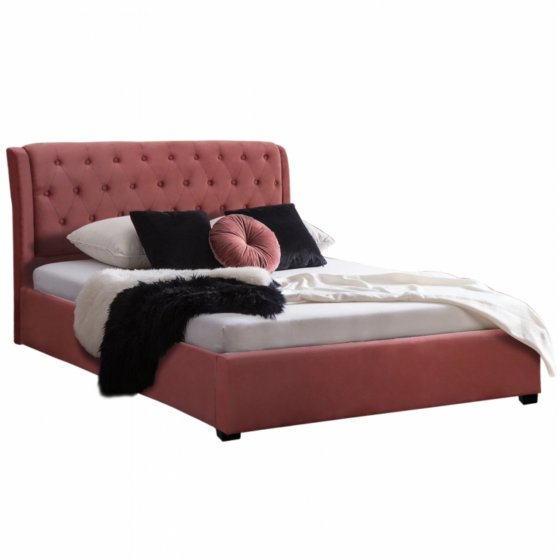 ΚΡΕΒΑΤΙ ODALYS 150X200 ΒΕΛΟΥΔΟ ΥΦΑΣΜΑ ΣΑΠΙΟ ΜΗΛΟ HM549.12 164x223x100 εκ. ΚΡΕΒΑΤΙ ODALYS 150X200 ΒΕΛΟΥΔΟ ΥΦΑΣΜΑ ΣΑΠΙΟ ΜΗΛΟ HM549.12 164x223x100 εκ.