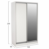 ΝΤΟΥΛΑΠΑ ΣΥΡΟΜΕΝΗ ADLER ΜΕΛΑΜΙΝΗΣ 120x60x220Yεκ. ΔΙΦΥΛΛΗ ΛΕΥΚΗ ΜΕ ΚΑΘΡΕΠΤΗ HM2460.03 ΝΤΟΥΛΑΠΑ ΣΥΡΟΜΕΝΗ ADLER ΜΕΛΑΜΙΝΗΣ 120x60x220Yεκ. ΔΙΦΥΛΛΗ ΛΕΥΚΗ ΜΕ ΚΑΘΡΕΠΤΗ HM2460.03