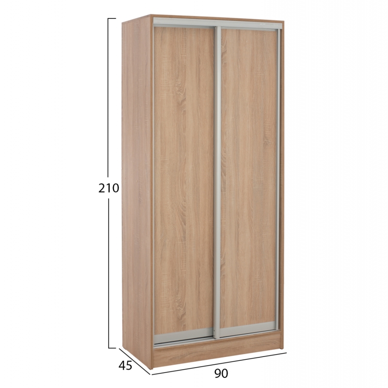 ΝΤΟΥΛΑΠΑ ΣΥΡΟΜΕΝΗ ADLER ΜΕΛΑΜΙΝΗΣ 90x45x210Yεκ. SONAMA OAK 2ΦΥΛΛΗ HM2436.01 ΝΤΟΥΛΑΠΑ ΣΥΡΟΜΕΝΗ ADLER ΜΕΛΑΜΙΝΗΣ 90x45x210Yεκ. SONAMA OAK 2ΦΥΛΛΗ HM2436.01