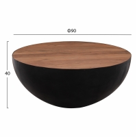 ΔΙΑΚΟΣΜΗΤΙΚΟ ΤΡΑΠΕΖΙ ΣΑΛΟΝΙΟΥ BOWL Φ90X40Yεκ. ΜΑΥΡΟ ΜΕ ΞΥΛΟ ΑΚΑΚΙΑΣ HM8717.01 ΔΙΑΚΟΣΜΗΤΙΚΟ ΤΡΑΠΕΖΙ ΣΑΛΟΝΙΟΥ BOWL Φ90X40Yεκ. ΜΑΥΡΟ ΜΕ ΞΥΛΟ ΑΚΑΚΙΑΣ HM8717.01
