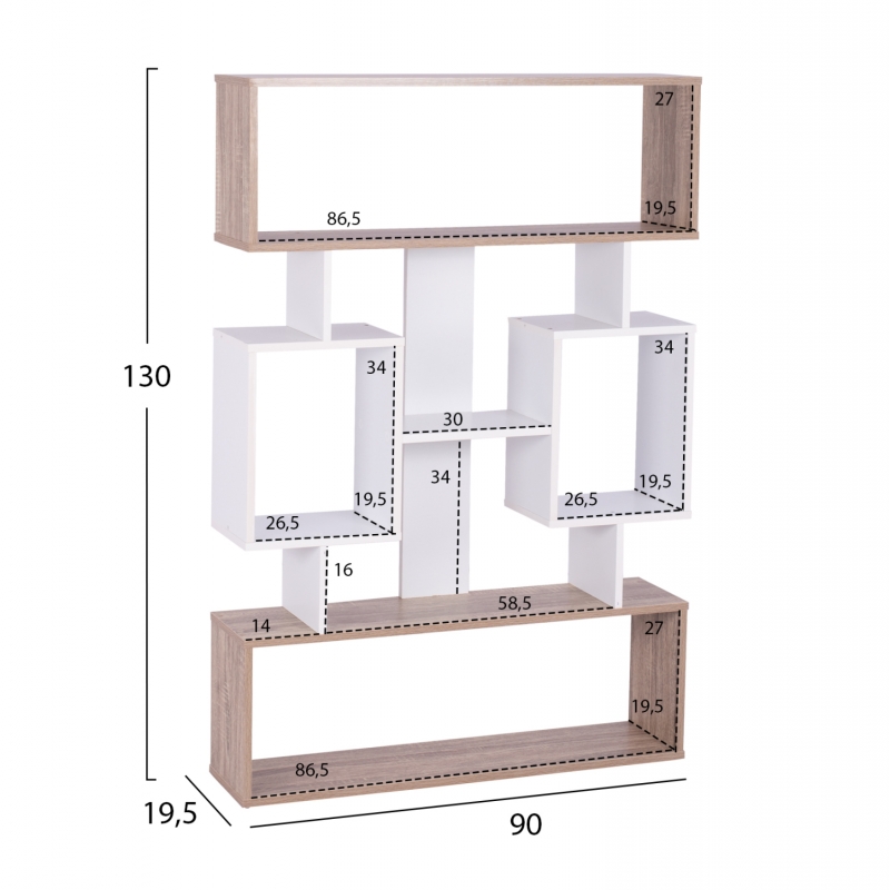 ΒΙΒΛΙΟΘΗΚΗ CHANDLER HM8769.01 90X19.5X130 ΛΕΥΚΗ ΒΙΒΛΙΟΘΗΚΗ CHANDLER HM8769.01 90X19.5X130 ΛΕΥΚΗ