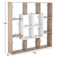 ΒΙΒΛΙΟΘΗΚΗ BRODY HM8771.01 136X22X136 ΛΕΥΚΟ ΒΙΒΛΙΟΘΗΚΗ BRODY HM8771.01 136X22X136 ΛΕΥΚΟ