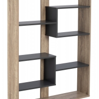 ΒΙΒΛΙΟΘΗΚΗ MARCELINE HM8772.02 100Χ21Χ124,5 ΓΚΡΙ ΒΙΒΛΙΟΘΗΚΗ MARCELINE HM8772.02 100Χ21Χ124,5 ΓΚΡΙ