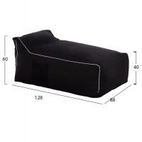 ΠΟΥΦ ZAFER HM5772.12 ΜΕ TEXTILINE ΜΑΥΡΟ ΚΑΙ ΛΕΥΚΟ ΡΕΛΙ 88x128x40-60Υ εκ. ΠΟΥΦ ZAFER HM5772.12 ΜΕ TEXTILINE ΜΑΥΡΟ ΚΑΙ ΛΕΥΚΟ ΡΕΛΙ 88x128x40-60Υ εκ.