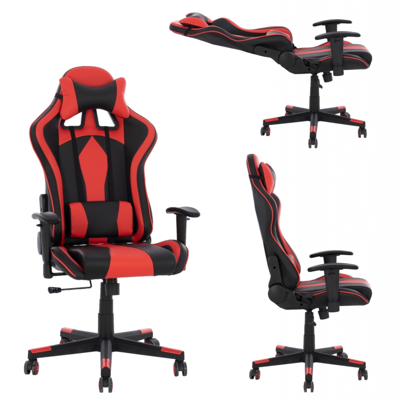 ΚΑΡΕΚΛΑ ΓΡΑΦΕΙΟΥ GAMING DOCKS HM1162.01 ΜΑΥΡΟ ΚΟΚΚΙΝΟ PU 67x70x130 εκ. ΚΑΡΕΚΛΑ ΓΡΑΦΕΙΟΥ GAMING DOCKS HM1162.01 ΜΑΥΡΟ ΚΟΚΚΙΝΟ PU 67x70x130 εκ.