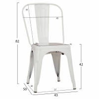 ΚΑΡΕΚΛΑ ΜΕΤΑΛΛΙΚΗ MELITA ΣΕ ΛΕΥΚΟ MAT 43x50x82Υ εκ. HM8641.21 ΚΑΡΕΚΛΑ ΜΕΤΑΛΛΙΚΗ MELITA ΣΕ ΛΕΥΚΟ MAT 43x50x82Υ εκ. HM8641.21