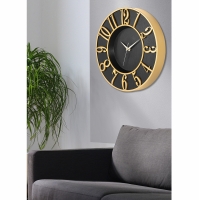 ΡΟΛΟΙ ΤΟΙΧΟΥ ΜΕΤΑΛΛΟ ΜΕ MDF HM7466.01 34x34 εκ. ΡΟΛΟΙ ΤΟΙΧΟΥ ΜΕΤΑΛΛΟ ΜΕ MDF HM7466.01 34x34 εκ.