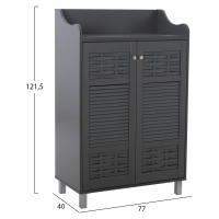 ΠΑΠΟΥΤΣΟΘΗΚΗ-ΝΤΟΥΛΑΠΙ KAILENA ΞΥΛΙΝΗ HM2230.10 ΓΚΡΙ 77x40x121,5 εκ. ΠΑΠΟΥΤΣΟΘΗΚΗ-ΝΤΟΥΛΑΠΙ KAILENA ΞΥΛΙΝΗ HM2230.10 ΓΚΡΙ 77x40x121,5 εκ.