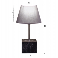 ΦΩΤΙΣΤΙΚΟ ΕΠΙΤΡΑΠΕΖΙΟ HM7594.03 ΓΚΡΙ 13x13x43 εκ. ΦΩΤΙΣΤΙΚΟ ΕΠΙΤΡΑΠΕΖΙΟ HM7594.03 ΓΚΡΙ 13x13x43 εκ.