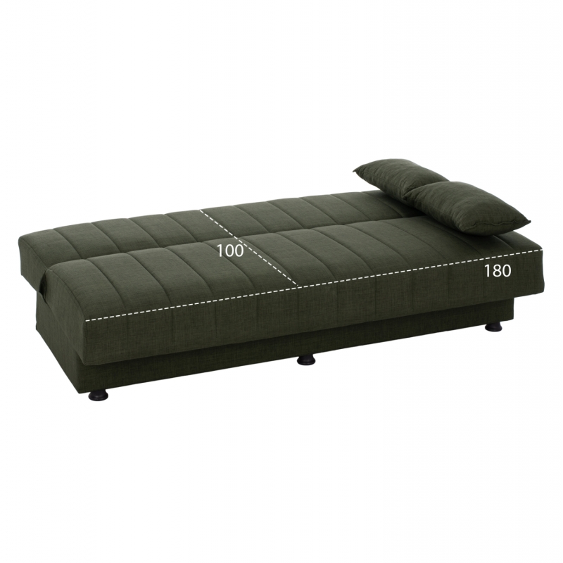 ΚΑΝΑΠΕΣ ΚΡΕΒΑΤΙ ANDRI ΤΡΙΘΕΣΙΟΣ DARK OLIVE HM3239.05 180x72x77 εκ. ΚΑΝΑΠΕΣ ΚΡΕΒΑΤΙ ANDRI ΤΡΙΘΕΣΙΟΣ DARK OLIVE HM3239.05 180x72x77 εκ.