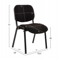 ΚΑΡΕΚΛΑ JANISHA HM1010.11 HOMEMARKT ΜΕ ΥΦΑΣΜΑ ΜΑΥΡΟ 53,5x59x77Υεκ. ΚΑΡΕΚΛΑ JANISHA HM1010.11 HOMEMARKT ΜΕ ΥΦΑΣΜΑ ΜΑΥΡΟ 53,5x59x77Υεκ.