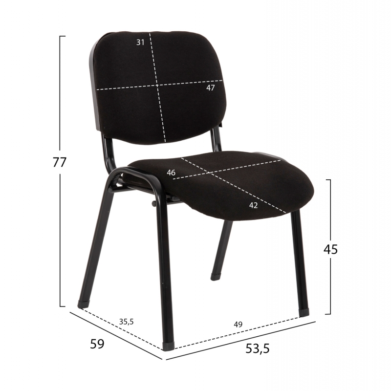 ΚΑΡΕΚΛΑ JANISHA HM1010.11 HOMEMARKT ΜΕ ΥΦΑΣΜΑ ΜΑΥΡΟ 53,5x59x77Υεκ. ΚΑΡΕΚΛΑ JANISHA HM1010.11 HOMEMARKT ΜΕ ΥΦΑΣΜΑ ΜΑΥΡΟ 53,5x59x77Υεκ.