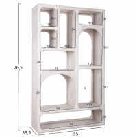 ΒΙΒΛΙΟΘΗΚΗ HANDYR HM9707 ΜΑΣΙΦ ΞΥΛΟ MANGO ΣΕ ΛΕΥΚΟ ΧΡΩΜΑ 100x35x165Yεκ. ΒΙΒΛΙΟΘΗΚΗ HANDYR HM9707 ΜΑΣΙΦ ΞΥΛΟ MANGO ΣΕ ΛΕΥΚΟ ΧΡΩΜΑ 100x35x165Yεκ.