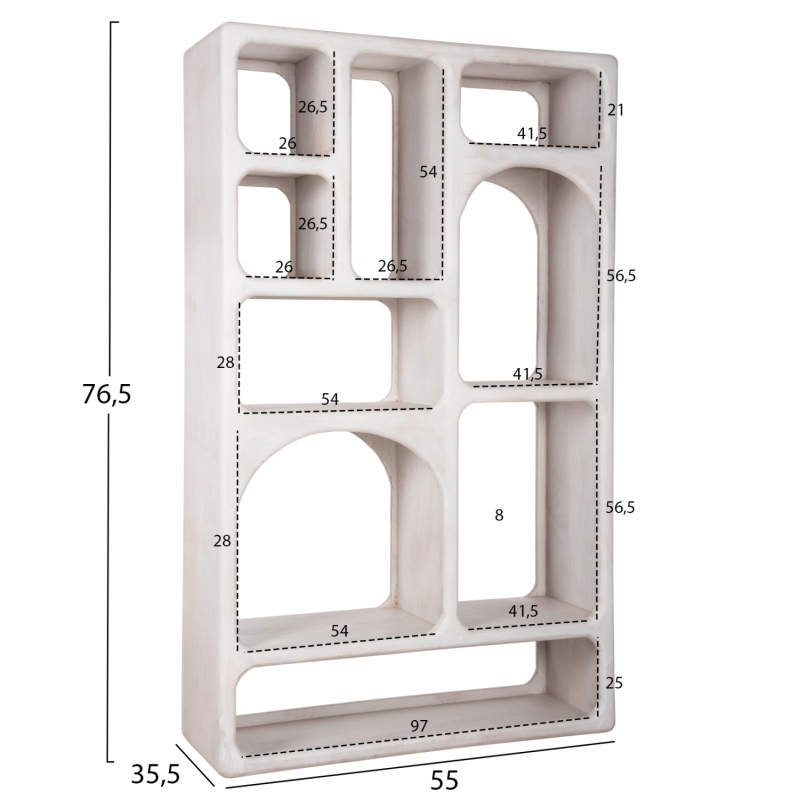 ΒΙΒΛΙΟΘΗΚΗ HANDYR HM9707 ΜΑΣΙΦ ΞΥΛΟ MANGO ΣΕ ΛΕΥΚΟ ΧΡΩΜΑ 100x35x165Yεκ. ΒΙΒΛΙΟΘΗΚΗ HANDYR HM9707 ΜΑΣΙΦ ΞΥΛΟ MANGO ΣΕ ΛΕΥΚΟ ΧΡΩΜΑ 100x35x165Yεκ.