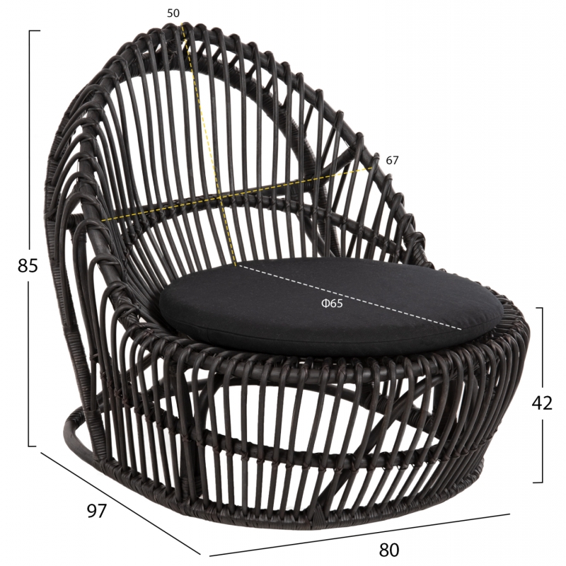 ΠΟΛΥΘΡΟΝΑ ENTROPY HM9840.03 ΦΥΣΙΚΟ RATTAN ΜΕ ΜΑΞΙΛΑΡΙ-ΜΑΥΡΟ 80x97x85Υεκ. ΠΟΛΥΘΡΟΝΑ ENTROPY HM9840.03 ΦΥΣΙΚΟ RATTAN ΜΕ ΜΑΞΙΛΑΡΙ-ΜΑΥΡΟ 80x97x85Υεκ.