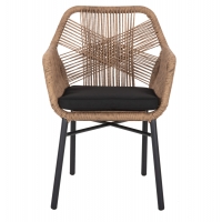 ΠΟΛΥΘΡΟΝΑ TOPIN HM6048.02 ΑΛΟΥΜΙΝΙΟ ΜΑΥΡΟ-P.E. RATTAN ΜΠΕΖ-ΜΑΞΙΛΑΡΙ ΜΑΥΡΟ 57x65x84Υ εκ ΠΟΛΥΘΡΟΝΑ TOPIN HM6048.02 ΑΛΟΥΜΙΝΙΟ ΜΑΥΡΟ-P.E. RATTAN ΜΠΕΖ-ΜΑΞΙΛΑΡΙ ΜΑΥΡΟ 57x65x84Υ εκ
