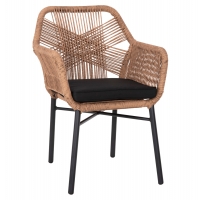 ΠΟΛΥΘΡΟΝΑ TOPIN HM6048.02 ΑΛΟΥΜΙΝΙΟ ΜΑΥΡΟ-P.E. RATTAN ΜΠΕΖ-ΜΑΞΙΛΑΡΙ ΜΑΥΡΟ 57x65x84Υ εκ ΠΟΛΥΘΡΟΝΑ TOPIN HM6048.02 ΑΛΟΥΜΙΝΙΟ ΜΑΥΡΟ-P.E. RATTAN ΜΠΕΖ-ΜΑΞΙΛΑΡΙ ΜΑΥΡΟ 57x65x84Υ εκ