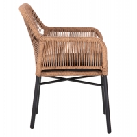 ΠΟΛΥΘΡΟΝΑ TOPIN HM6048.02 ΑΛΟΥΜΙΝΙΟ ΜΑΥΡΟ-P.E. RATTAN ΜΠΕΖ-ΜΑΞΙΛΑΡΙ ΜΑΥΡΟ 57x65x84Υ εκ ΠΟΛΥΘΡΟΝΑ TOPIN HM6048.02 ΑΛΟΥΜΙΝΙΟ ΜΑΥΡΟ-P.E. RATTAN ΜΠΕΖ-ΜΑΞΙΛΑΡΙ ΜΑΥΡΟ 57x65x84Υ εκ