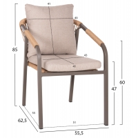 ΠΟΛΥΘΡΟΝΑ MAERLY HM6051.04 ΣΑΜΠΑΝΙ ΑΛΟΥΜΙΝΙΟ-P.E.RATTAN ΦΥΣΙΚΟ-ΜΑΞΙΛΑΡΙΑ ΜΠΕΖ 55,5x62,5x85Υ εκ. ΠΟΛΥΘΡΟΝΑ MAERLY HM6051.04 ΣΑΜΠΑΝΙ ΑΛΟΥΜΙΝΙΟ-P.E.RATTAN ΦΥΣΙΚΟ-ΜΑΞΙΛΑΡΙΑ ΜΠΕΖ 55,5x62,5x85Υ εκ.