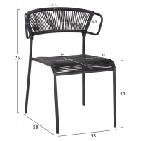 ΚΑΡΕΚΛΑ SUKI HM6053.02 ΜΕΤΑΛΛO KAI ΣΥΝΘΕΤΙΚΟ RATTAN ΣΕ ΜΑΥΡΟ 54x62x80Υεκ ΚΑΡΕΚΛΑ SUKI HM6053.02 ΜΕΤΑΛΛO KAI ΣΥΝΘΕΤΙΚΟ RATTAN ΣΕ ΜΑΥΡΟ 54x62x80Υεκ