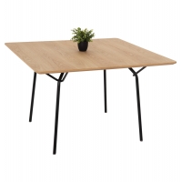 ΤΡΑΠΕΖΙ ΤΡΑΠΕΖΑΡΙΑΣ TRENK HM9614.01 MDF ΜΕ ΚΑΠΛΑΜΑ ΔΡΥΟΣ ΦΥΣΙΚΟ-ΜΑΥΡΟ ΜΕΤΑΛΛΟ 120x120x75Υεκ. ΤΡΑΠΕΖΙ ΤΡΑΠΕΖΑΡΙΑΣ TRENK HM9614.01 MDF ΜΕ ΚΑΠΛΑΜΑ ΔΡΥΟΣ ΦΥΣΙΚΟ-ΜΑΥΡΟ ΜΕΤΑΛΛΟ 120x120x75Υεκ.