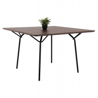 ΤΡΑΠΕΖΙ ΤΡΑΠΕΖΑΡΙΑΣ TRENK HM9614.02 MDF ΜΕ ΚΑΠΛΑΜΑ ΔΡΥΟΣ ΚΑΡΥΔΙ-ΜΑΥΡΟ ΜΕΤΑΛΛΟ 120x120x75Υεκ. ΤΡΑΠΕΖΙ ΤΡΑΠΕΖΑΡΙΑΣ TRENK HM9614.02 MDF ΜΕ ΚΑΠΛΑΜΑ ΔΡΥΟΣ ΚΑΡΥΔΙ-ΜΑΥΡΟ ΜΕΤΑΛΛΟ 120x120x75Υεκ.