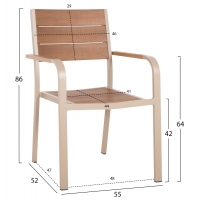 ΠΟΛΥΘΡΟΝΑ ΑΛΟΥΜΙΝΙΟΥ SAGA HM5127.04 ΣΑΜΠΑΝΙ ΜΕ POLYWOOD 55x52x86Yεκ. ΠΟΛΥΘΡΟΝΑ ΑΛΟΥΜΙΝΙΟΥ SAGA HM5127.04 ΣΑΜΠΑΝΙ ΜΕ POLYWOOD 55x52x86Yεκ.