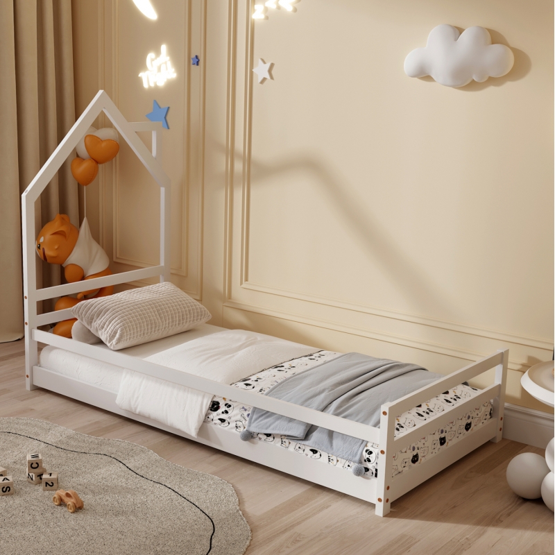 ΚΡΕΒΑΤΙ ΠΑΙΔΙΚΟ HOUSER HM676.03 τ.MONTESSORI ΞΥΛΟ ΠΕΥΚΟ ΛΕΥΚΟ- 190x90εκ ΚΡΕΒΑΤΙ ΠΑΙΔΙΚΟ HOUSER HM676.03 τ.MONTESSORI ΞΥΛΟ ΠΕΥΚΟ ΛΕΥΚΟ- 190x90εκ