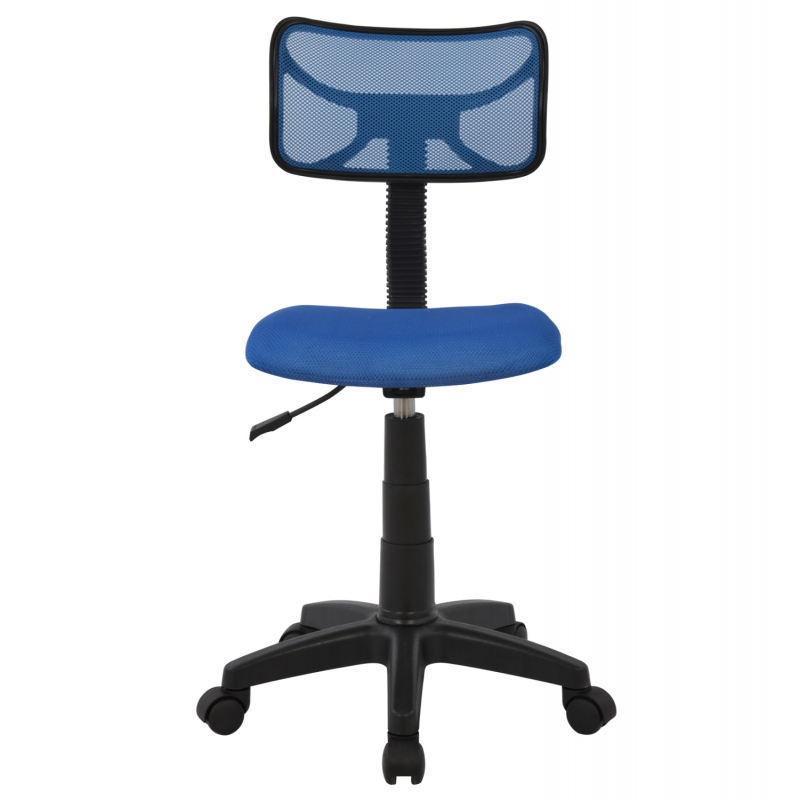 ΚΑΡΕΚΛΑ ΓΡΑΦΕΙΟΥ AKHILA HM1026.06 ΜΠΛΕ ΥΦΑΣΜΑ MESH 40,5x50,5x91,5 εκ.