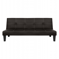 ΚΑΝΑΠΕΣ ΚΡΕΒΑΤΙ 3Θ HM3002.04 ΚΑΦΕ PU ΜΕ ΓΑΖΙΑ 186x90x82