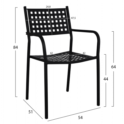 ΠΟΛΥΘΡΟΝΑ ΜΕΤΑΛΛΙΚΗ HM5031.01 ZETA ΣΕ ΜΑΥΡΟ ΜΑΤ ΧΡΩΜΑ 54x51x84Υεκ ΠΟΛΥΘΡΟΝΑ ΜΕΤΑΛΛΙΚΗ HM5031.01 ZETA ΣΕ ΜΑΥΡΟ ΜΑΤ ΧΡΩΜΑ 54x51x84Υεκ