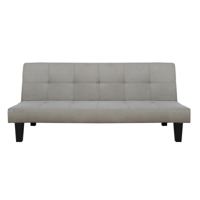 ΚΑΝΑΠΕΣ ΚΡΕΒΑΤΙ ODESSA HM3000.01 ΥΦΑΣΜΑ ΜΠΕΖ 179x80x79 εκ.
