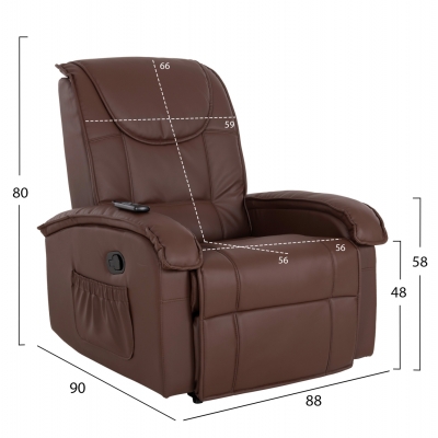 ΠΟΛΥΘΡΟΝΑ RELAX ΜΕ ΜΗΧΑΝΙΣΜΟ MASSAGE ROCCA HM0026.03 PU ΚΑΦΕ ΣΚΟΥΡΟ 80x96x97 εκ. ΠΟΛΥΘΡΟΝΑ RELAX ΜΕ ΜΗΧΑΝΙΣΜΟ MASSAGE ROCCA HM0026.03 PU ΚΑΦΕ ΣΚΟΥΡΟ 80x96x97 εκ.