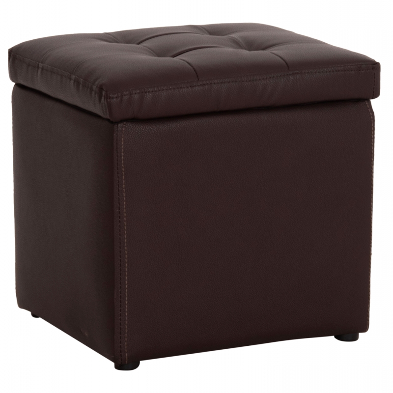 ΣΚΑΜΠΩ ΜΕ ΑΠΟΘΗΚΕΥΤΙΚΟ ΧΩΡΟ PU ΚΑΦΕ CUBE HM224.03--38x38x36.5Υεκ.