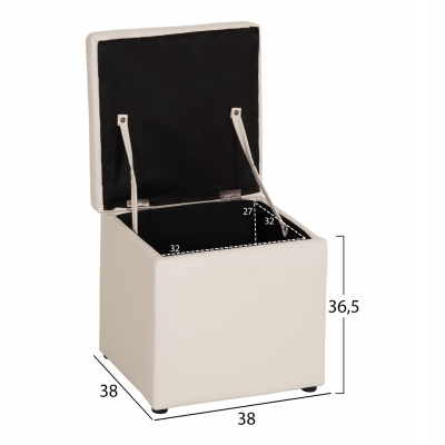 ΣΚΑΜΠΟ PRO CUBE HM224.02 PU ΜΕ ΑΠΟΘΗΚΕΥΤΙΚΟ ΧΩΡΟ- ΛΕΥΚΟ 38x38x36,5Υεκ. ΣΚΑΜΠΟ PRO CUBE HM224.02 PU ΜΕ ΑΠΟΘΗΚΕΥΤΙΚΟ ΧΩΡΟ- ΛΕΥΚΟ 38x38x36,5Υεκ.