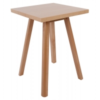 ΤΡΑΠΕΖΙ VEGAS HM10428.03 MDF ΣΕ ΦΥΣΙΚΟ-ΠΟΔΙΑ ΟΞΙΑΣ ΣΕ ΦΥΣΙΚΟ 55Χ55Χ78Υεκ