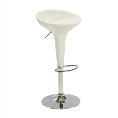 ΣΚΑΜΠΩ ΜΠΑΡ DAISY HM200.02 ΜΕ ΑΜΟΡΤΙΣΕΡ ΣΕ ΛΕΥΚΟ ΧΡΩΜΑ 44x38x78 εκ.