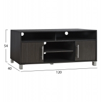 ΕΠΙΠΛΟ ΤΗΛΕΟΡΑΣΗΣ ΜΕΛΑΜΙΝΗΣ DANNA HM2202.01 ZEBRANO 120x40x54 εκ. ΕΠΙΠΛΟ ΤΗΛΕΟΡΑΣΗΣ ΜΕΛΑΜΙΝΗΣ DANNA HM2202.01 ZEBRANO 120x40x54 εκ.