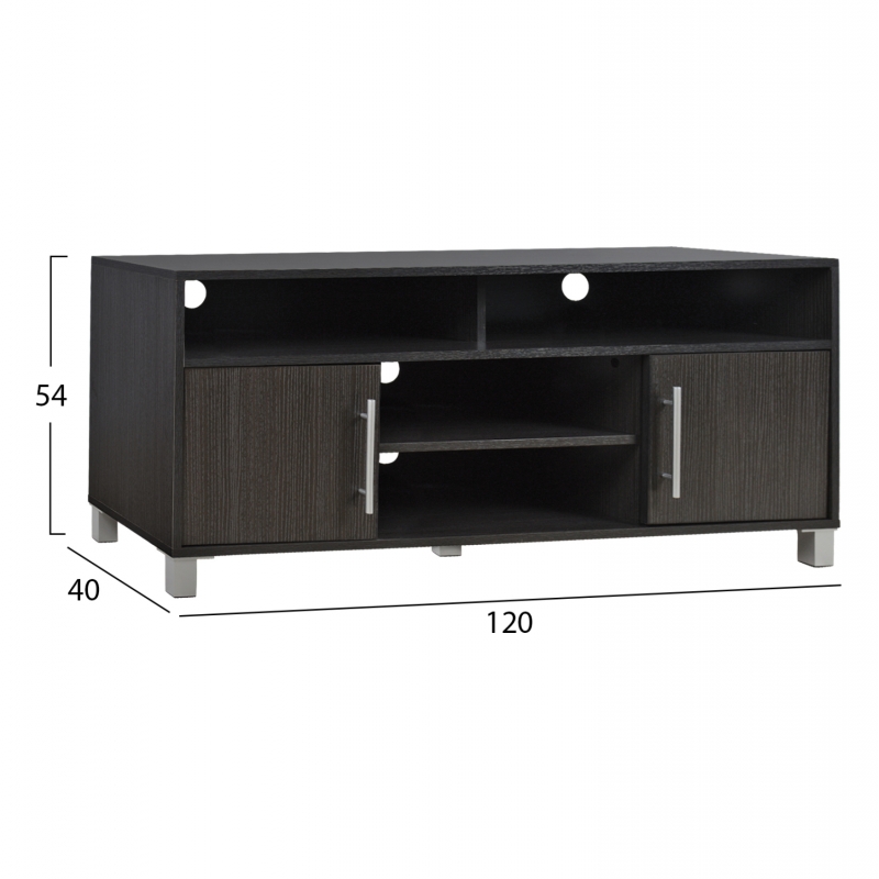 ΕΠΙΠΛΟ ΤΗΛΕΟΡΑΣΗΣ ΜΕΛΑΜΙΝΗΣ DANNA HM2202.01 ZEBRANO 120x40x54 εκ. ΕΠΙΠΛΟ ΤΗΛΕΟΡΑΣΗΣ ΜΕΛΑΜΙΝΗΣ DANNA HM2202.01 ZEBRANO 120x40x54 εκ.