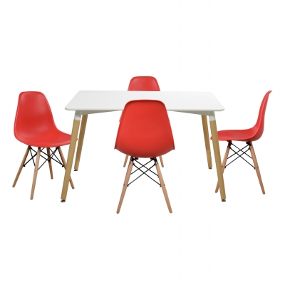 ΣΕΤ ΤΡΑΠΕΖΑΡΙΑ 5Τ ΤΡΑΠΕΖΙ MINIMAL 120x80x73 cm-TWIST ΚΟΚΚΙΝ HM10080.04 ΣΕΤ ΤΡΑΠΕΖΑΡΙΑ 5Τ ΤΡΑΠΕΖΙ MINIMAL 120x80x73 cm-TWIST ΚΟΚΚΙΝ HM10080.04