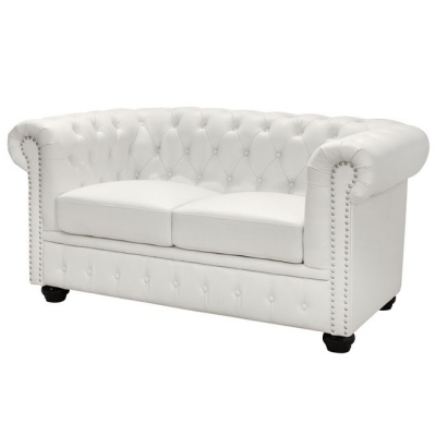 ΚΑΝΑΠΕΣ 2ΘΕΣΙΟΣ T.CHESTERFIELD HM3010.02 ΤΕΧΝΟΔΕΡΜΑ ΛΕΥΚΟ ΜΑΤ 155x90x73 εκ. ΚΑΝΑΠΕΣ 2ΘΕΣΙΟΣ T.CHESTERFIELD HM3010.02 ΤΕΧΝΟΔΕΡΜΑ ΛΕΥΚΟ ΜΑΤ 155x90x73 εκ.
