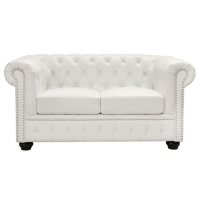 ΚΑΝΑΠΕΣ 2ΘΕΣΙΟΣ T.CHESTERFIELD HM3010.02 ΤΕΧΝΟΔΕΡΜΑ ΛΕΥΚΟ ΜΑΤ 155x90x73 εκ. ΚΑΝΑΠΕΣ 2ΘΕΣΙΟΣ T.CHESTERFIELD HM3010.02 ΤΕΧΝΟΔΕΡΜΑ ΛΕΥΚΟ ΜΑΤ 155x90x73 εκ.