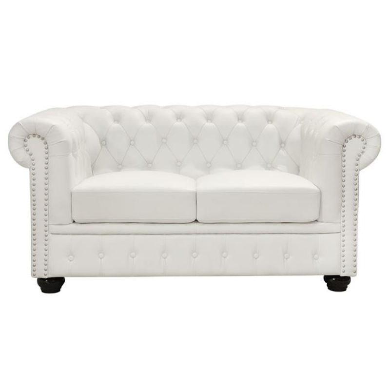 ΚΑΝΑΠΕΣ 2ΘΕΣΙΟΣ T.CHESTERFIELD HM3010.02 ΤΕΧΝΟΔΕΡΜΑ ΛΕΥΚΟ ΜΑΤ 155x90x73 εκ. ΚΑΝΑΠΕΣ 2ΘΕΣΙΟΣ T.CHESTERFIELD HM3010.02 ΤΕΧΝΟΔΕΡΜΑ ΛΕΥΚΟ ΜΑΤ 155x90x73 εκ.