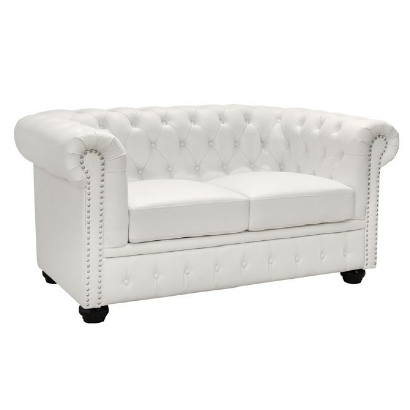 ΚΑΝΑΠΕΣ 2ΘΕΣΙΟΣ T.CHESTERFIELD HM3010.02 ΤΕΧΝΟΔΕΡΜΑ ΛΕΥΚΟ ΜΑΤ 155x90x73 εκ. ΚΑΝΑΠΕΣ 2ΘΕΣΙΟΣ T.CHESTERFIELD HM3010.02 ΤΕΧΝΟΔΕΡΜΑ ΛΕΥΚΟ ΜΑΤ 155x90x73 εκ.